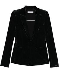 Patrizia Pepe - Velvet Blazer - Lyst