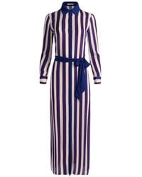Alice + Olivia - Chassidy Striped-Pattern Shirt Dress - Lyst