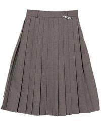 Maison Mihara Yasuhiro - Pleated Midi Skirt - Lyst