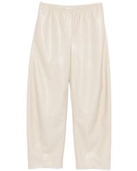 Nanushka - Elastic Waist Barrel Leg Trousers - Lyst