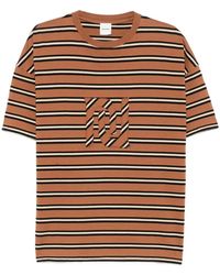 Nanushka - T-Shirt Rayé Wren À Patch Monogrammé - Lyst