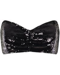 Simone Rocha - Sequined Strapless Top - Lyst