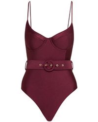 Jonathan Simkhai - Belted Bustier One Piece - Lyst