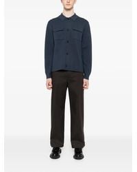 Paul Smith - Merino-Cotton Patch-Pocket Cardigan - Lyst