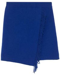 Lisa Yang - Mette Fringed Asymmetric Mini Skirt - Lyst