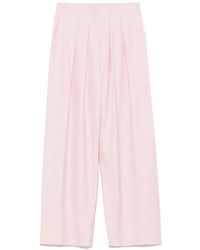 Maje - Pantalon À Détail Plissé - Lyst