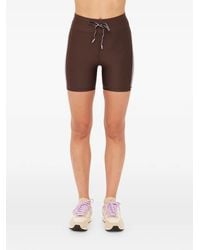The Upside - Oxford Side-Stripe Shorts - Lyst