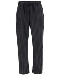 Semicouture - Buddy Drawstring Tapered Trousers - Lyst