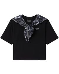 Musium Div. - T-Shirt À Col Imprimé - Lyst