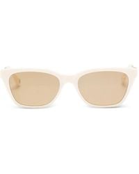 A Bathing Ape - Sonnenbrille Mit Logo-Schild - Lyst