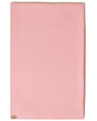 Twinset - Logo-Plaque Scarf - Lyst
