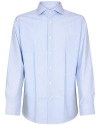 Guglielminotti - Vertical-Stripe Long-Sleeve Shirt - Lyst