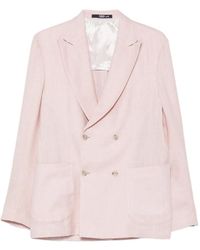 Barba Napoli - Easy Double-Breasted Peak-Lapel Blazer - Lyst