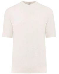 Alpha Studio - Crew-Neck Cotton T-Shirt - Lyst