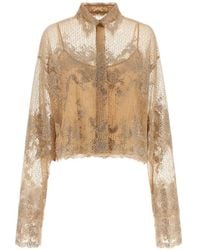 Ermanno Scervino - Chemise À Ornements En Cristal - Lyst