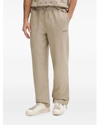 Guess - Gustave Drawstring-Waist Logo-Patch Track Pants - Lyst