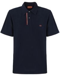 Missoni - Striped Collar Polo - Lyst