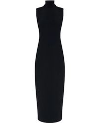 Sportmax - Abito Midi A Collo Alto - Lyst