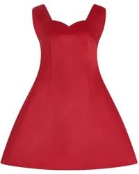 Rosie Assoulin - Sweetheart-Neck Mini Dress - Lyst
