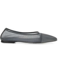 Dear Frances - Gala Mesh-Panel Ballet Flats - Lyst