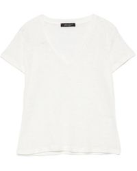 Aragona - T-Shirt mit V-Ausschnitt - Lyst