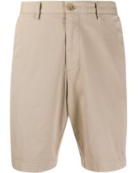BOSS Knee-high Bermuda Shorts - Natural