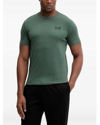 EA7 - Logo-Print Short-Sleeve T-Shirt - Lyst