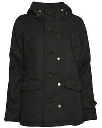 Equipe 70 - Button-Up Hooded Coat - Lyst