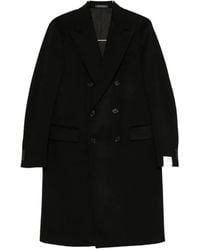 Caruso - Double-Breasted Peaked-Lapel Coat - Lyst