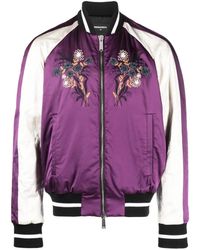 DSquared² - フローラル ボンバージャケット - Lyst