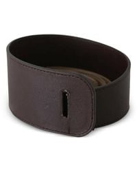 Gianfranco Ferré - Brede Leren Riem - Lyst