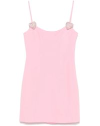 Blumarine - Rhinestone-Detail Mini Dress - Lyst