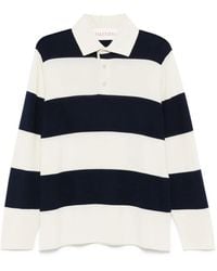 Valentino Garavani - Striped Polo Shirt - Lyst