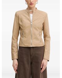 Guess - Monogram-Print Zip-Up Jacket - Lyst