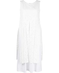 Comme des Garçons - Robe Mi-Longue À Superpositions En Dentelle - Lyst