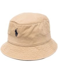 Polo Ralph Lauren - Sombrero de pescador con logo bordado - Lyst