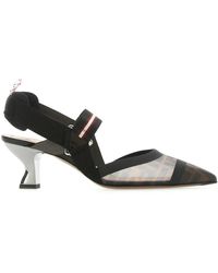 Fendi - 'Colibrì' Slingback-Pumps - Lyst