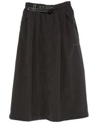 and wander - Jupe Mi-Longue À Poches Cargo - Lyst