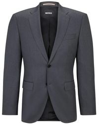 BOSS - Blazer ajustado con botones - Lyst