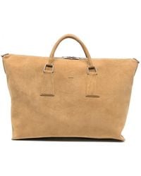 Sandro - Zip-Up Suede Holdall - Lyst