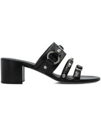 Balenciaga - Leather City Sandals - Lyst