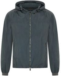 Moorer - Hooded Zip Jacket - Lyst
