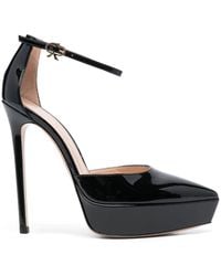 Gianvito Rossi - Kasia 105mm Patent-leather Pumps - Lyst