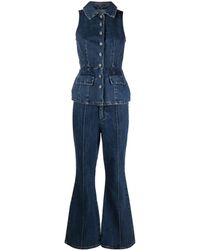Self-Portrait - High-rise Flared Jeans Set (set Of Two) - Lyst