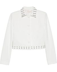 Liu Jo - Studded Detailing Jacket - Lyst