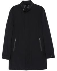 Corneliani - High-Neck Zip-Pocket Coat - Lyst