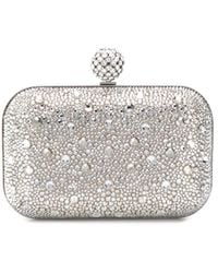 Jimmy Choo - Cloud Clutch Verfraaid Met Kristallen - Lyst