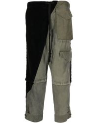 Greg Lauren - Pantalon Army Jacket Tux en velours - Lyst
