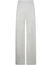 Alberta Ferretti - コットンパンツ - Lyst
