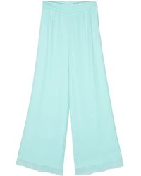 Patrizia Pepe - Pleated Wide-Leg Trousers - Lyst